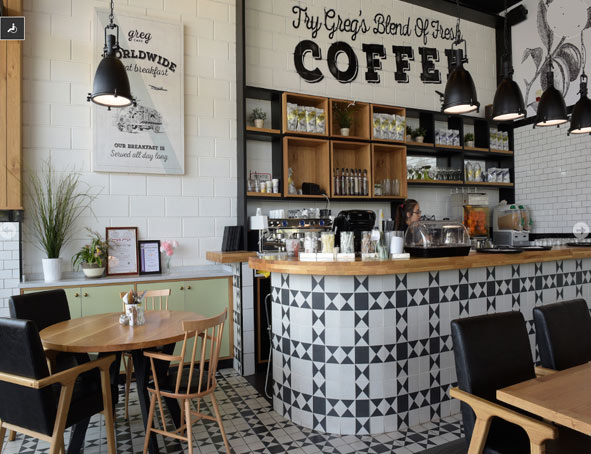 Greg Cafe Mamila Mall Jerusalem - Overview