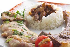 Sima Restaurant - Mixed Grill with Rice