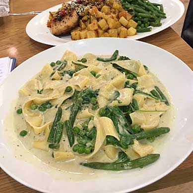 Greg Cafe Mamila Mall Jerusalem - Fetuccini