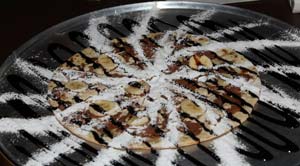 Bardak - Chocolate and Mascarpone Cheese Pizza